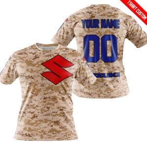 Custom name BraapGirls LIMITED EDITION PRODUCTS – US MARINE – SUZUKI RACING V1 – CUSTOM NAME Brands for motocross girls and dirt bike riders - Brands view 3