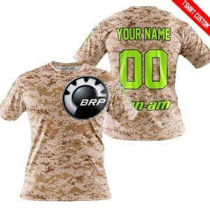 Custom name BraapGirls LIMITED EDITION PRODUCTS – US MARINE – CAN AM RACING – CUSTOM NAME – NEON Brands for motocross girls and dirt bike riders - Brands view 2