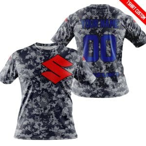 Custom name BraapGirls LIMITED EDITION PRODUCTS – US NAVY – SUZUKI RACING V1 – CUSTOM NAME Brands for motocross girls and dirt bike riders - Brands view 3