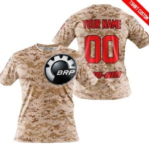 Custom name BraapGirls LIMITED EDITION PRODUCTS – US MARINE – CAN AM RACING – CUSTOM NAME – RED Brands for motocross girls and dirt bike riders - Brands view 2
