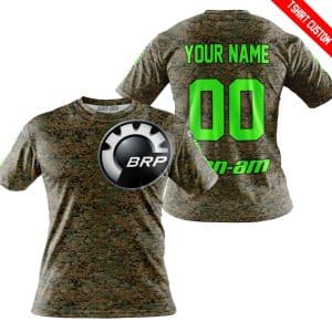 Custom name BraapGirls LIMITED EDITION PRODUCTS – US MARINE V1 – CAN AM RACING – CUSTOM NAME – GREEN Brands for motocross girls and dirt bike riders - Brands...