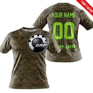 Custom name BraapGirls LIMITED EDITION PRODUCTS – US MARINE V1 – CAN AM RACING – CUSTOM NAME – GREEN 1 Brands for motocross girls and dirt bike riders - Bran...