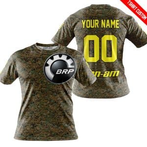 Custom name BraapGirls LIMITED EDITION PRODUCTS – US MARINE V1 – CAN AM RACING – CUSTOM NAME – YELLOW Brands for motocross girls and dirt bike riders - Brand...