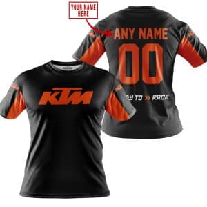 Custom name BraapGirls CUSTOM NAME RACING – LIMITED EDITION – KTM – ORANGE Brands for motocross girls and dirt bike riders - Brands view 2