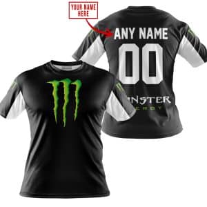 Custom name BraapGirls CUSTOM NAME RACING – LIMITED EDITION – MONSTER – WHITE Brands for motocross girls and dirt bike riders - Brands view 2