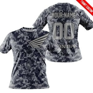 Custom name BraapGirls LIMITED EDITION PRODUCTS – US NAVY – HONDA RACING – CUSTOM NAME Brands for motocross girls and dirt bike riders - Brands view 1