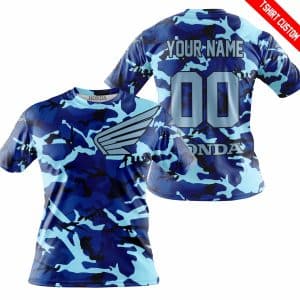 Custom name BraapGirls LIMITED EDITION PRODUCTS – US NAVY V1 – HONDA RACING – CUSTOM NAME Brands for motocross girls and dirt bike riders - Brands view 2