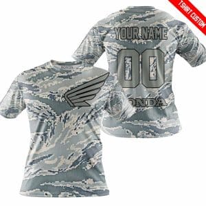 Custom name BraapGirls LIMITED EDITION PRODUCTS – US AIR PORCE – HONDA RACING – CUSTOM NAME Brands for motocross girls and dirt bike riders - Brands view 1