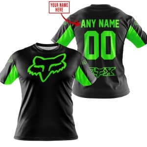 Custom name BraapGirls CUSTOM NAME RACING – LIMITED EDITION – FOX RACING – GREEN Brands for motocross girls and dirt bike riders - Brands view 2