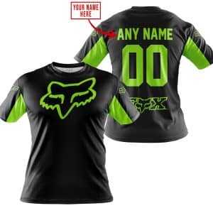 Custom name BraapGirls CUSTOM NAME RACING – LIMITED EDITION – FOX RACING – GREEN 1 Brands for motocross girls and dirt bike riders - Brands view 2