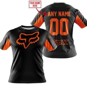 Custom name BraapGirls CUSTOM NAME RACING – LIMITED EDITION – FOX RACING – ORANGE Brands for motocross girls and dirt bike riders - Brands view 2