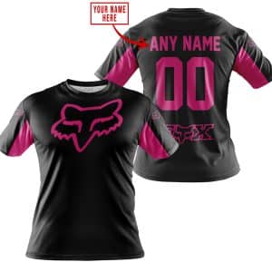 Custom name BraapGirls CUSTOM NAME RACING – LIMITED EDITION – FOX RACING – PINK 1 Brands for motocross girls and dirt bike riders - Brands view 2