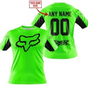 Custom name BraapGirls CUSTOM NAME RACING – LIMITED EDITION – FOX RACING V2 – GREEN Brands for motocross girls and dirt bike riders - Brands view 3