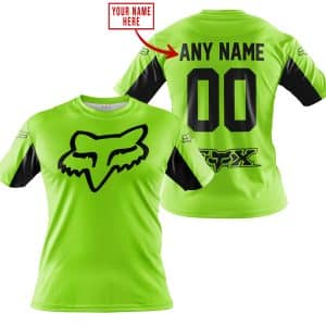 Custom name BraapGirls CUSTOM NAME RACING – LIMITED EDITION – FOX RACING V2 – GREEN 1 Brands for motocross girls and dirt bike riders - Brands view 2