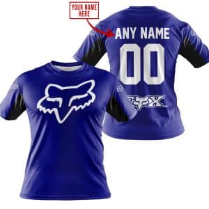 Custom name BraapGirls CUSTOM NAME RACING – LIMITED EDITION – FOX RACING V2 – NAVY Brands for motocross girls and dirt bike riders - Brands view 2