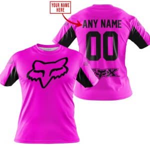Custom name BraapGirls CUSTOM NAME RACING – LIMITED EDITION – FOX RACING V2 – PINK Brands for motocross girls and dirt bike riders - Brands view 2
