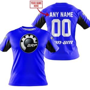 Custom name BraapGirls CUSTOM NAME RACING – LIMITED EDITION – CAN AM – BLUE V2 Brands for motocross girls and dirt bike riders - Brands view 2