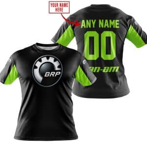 Custom name BraapGirls CUSTOM NAME RACING – LIMITED EDITION – CAN AM – GREEN 1 Brands for motocross girls and dirt bike riders - Brands view 2