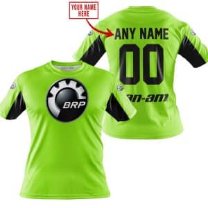 Custom name BraapGirls CUSTOM NAME RACING – LIMITED EDITION – CAN AM – GREEN 1 V2 Brands for motocross girls and dirt bike riders - Brands view 2