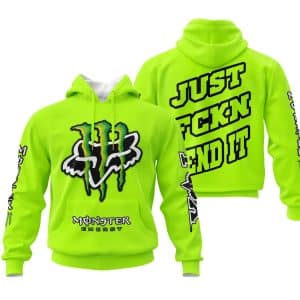 Custom name dirtbike Braapgirls – Just Fckn Seen It Neon Baseball Jersey Hoodie Brands for motocross girls and dirt bike riders - Brands view 1