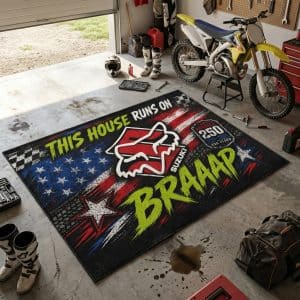 Braap Rug – Suzuki Racing USA 250th Anniversary