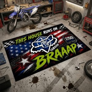 Braap Rug – Blue Yamaha Racing USA 250th Anniversary