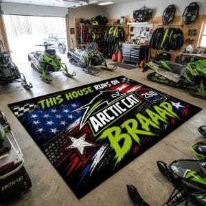 Braap Rug – Arctic Cat Snowmobile Racing USA 250th Anniversary