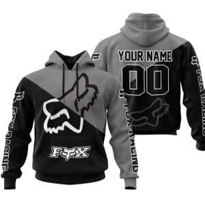 Custom name dirtbike Braapgirls – X4 Supercross Baseball Jersey Hoodie Brands for motocross girls and dirt bike riders - Brands view 3