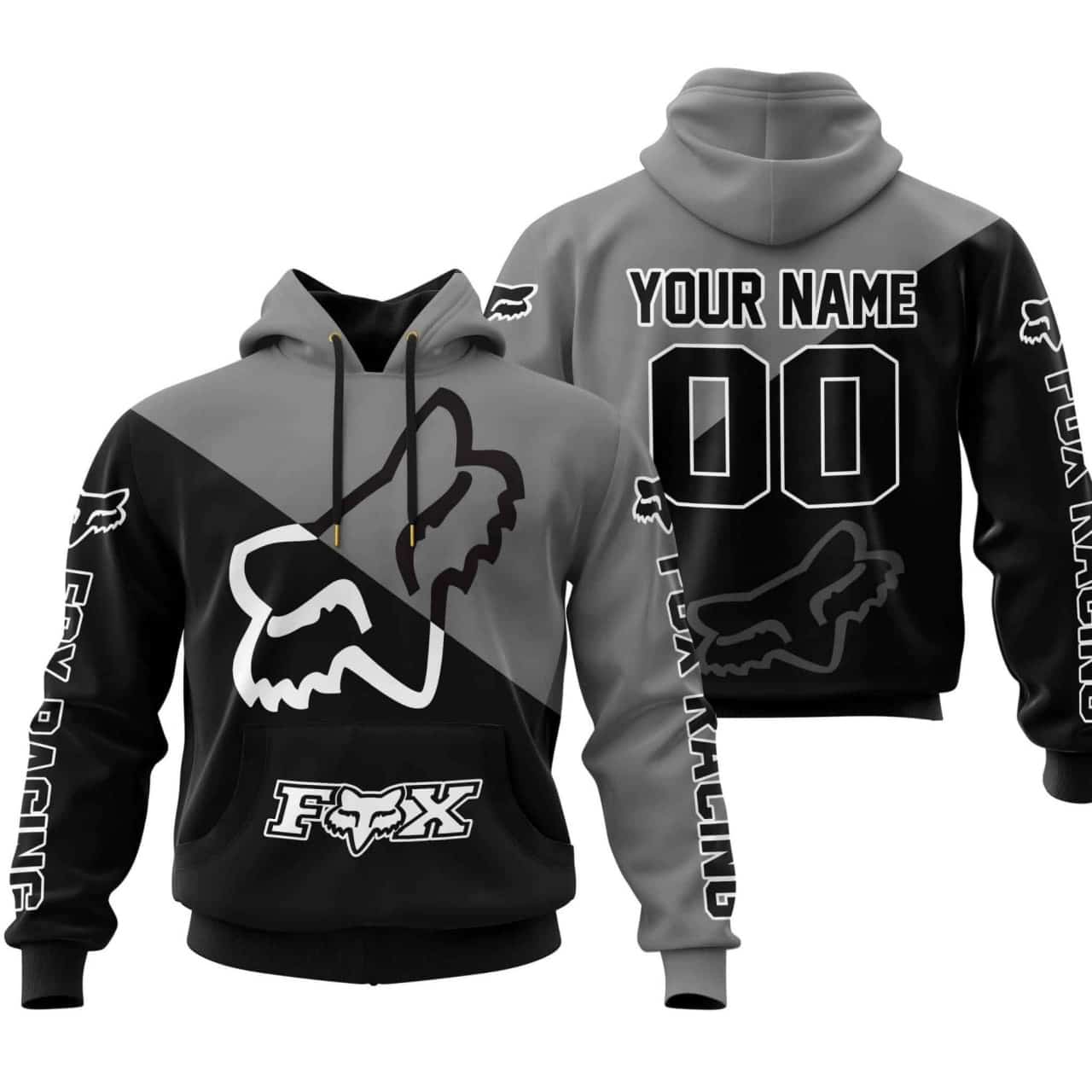 Braapgirls - X4 Supercross Baseball Jersey Hoodie view 5