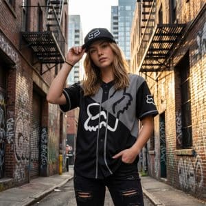 Custom name dirtbike Braapgirls – X4 Supercross Baseball Jersey Hoodie Brands for motocross girls and dirt bike riders - Brands view 1