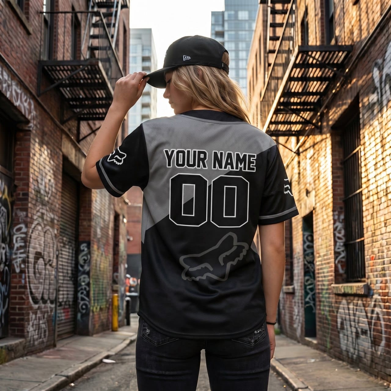 Braapgirls - X4 Supercross Baseball Jersey Hoodie