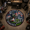 250 Years America Anniversary Round Rug