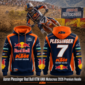 Aaron Plessinger Red Bull KTM AMA Motocross 2026 Premium Hoodie