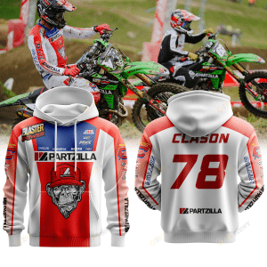 Cade Clason Partzilla PRMX Kawasaki AMA Supercross Premium Hoodie