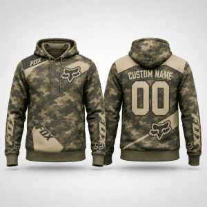 Camouflag Fox Racing Custom Name X40