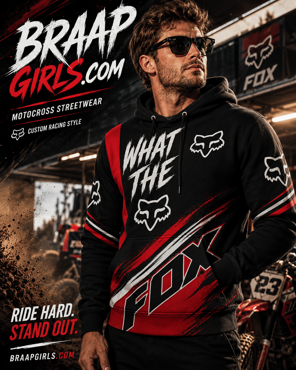 Motocross - What The Fox - 3D Apparel X15 view 6
