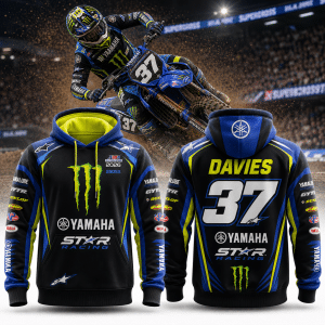 Cole Davies Monster Energy Yamaha Star Racing 250SX AMA Supercross 2026 Premium Hoodie
