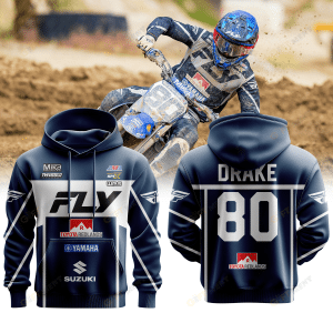 Derek Drake Toyota Redlands Yamaha BARX AMA Supercross Premium Hoodie