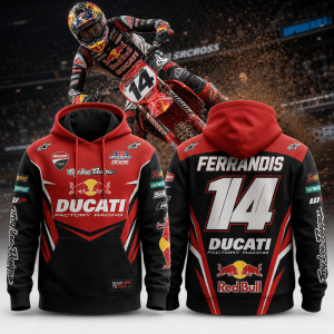 Dylan Ferrandis Troy Lee Designs Red Bull Ducati Factory Racing AMA Supercross 2026 Premium Hoodie
