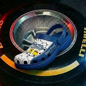 Emil Frey Racing Inspired Clogs Shoes For Men Woman and Kids