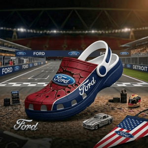 Ford Motor Company Inspired Clogs Shoes