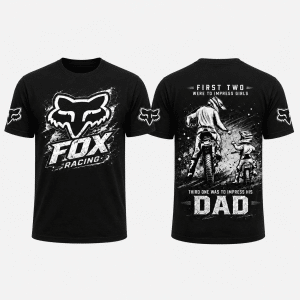 Custom name braapgirls Fox Racing – Son and Dad Motocross X27 Fox Racing for motocross girls and dirt bike riders - Fox Racing view 3
