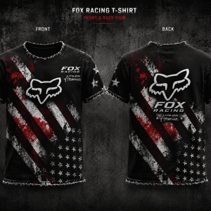 Custom name 250 Anniversary Fox Racing Skull Hoodie Fox Racing for motocross girls and dirt bike riders - Fox Racing view 5