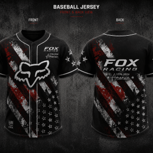 Custom name 250 Anniversary Fox Racing Skull Hoodie Fox Racing for motocross girls and dirt bike riders - Fox Racing view 4