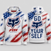 Go Fuck Yourself Fox Racing Motocross Light Hoodie X47