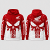 Honda Racing Punisher Skull Hoodie X35