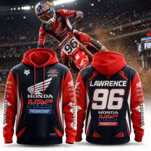 Hunter Lawrence Team Honda HRC Progressive AMA Supercross 2026 Premium Hoodie