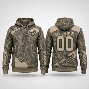 Hunting Camouflag Fox Racing Custom Name X40