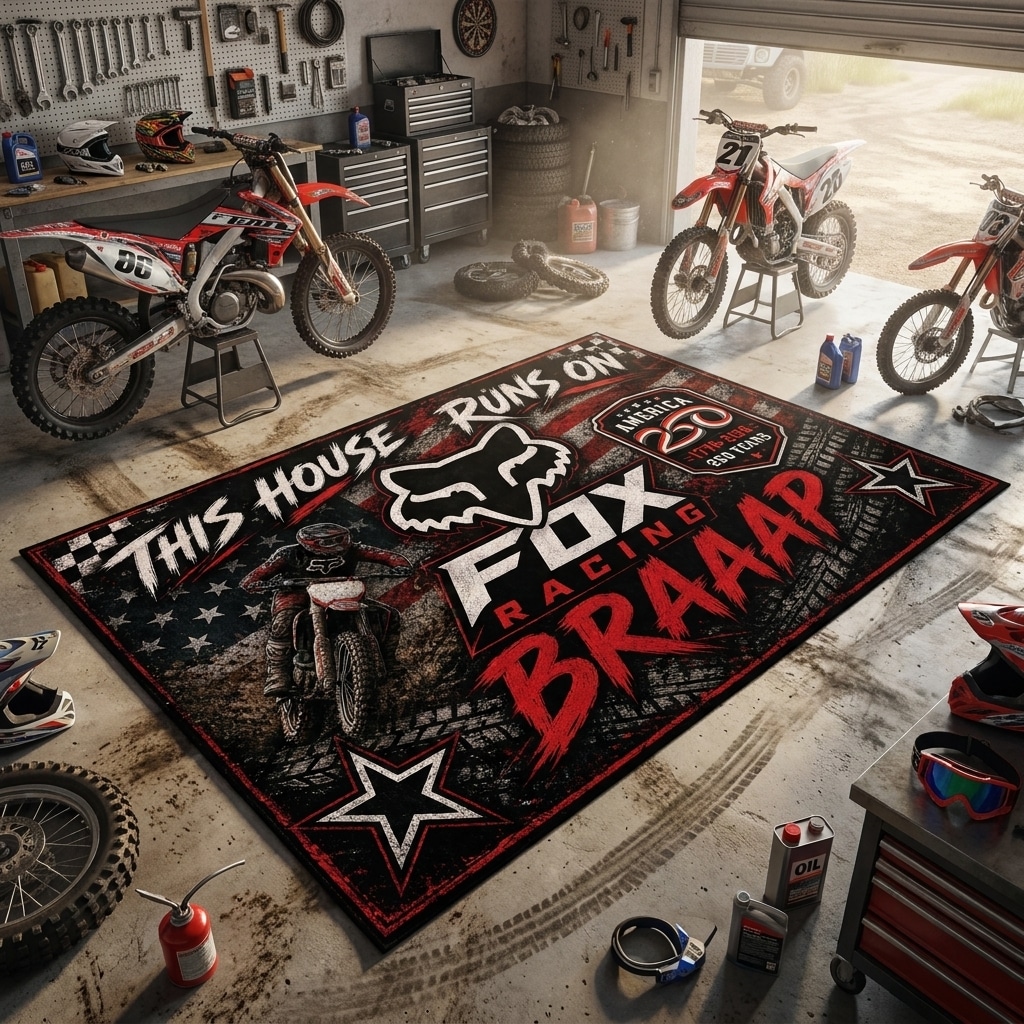 Braap Rug -Fox Racing USA 250th Anniversary