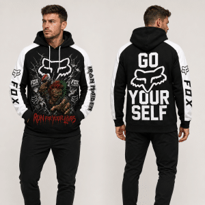 Custom name braapgirls Iron Maiden Fox Racing Apparel X23 Fox Racing for motocross girls and dirt bike riders - Fox Racing view 3
